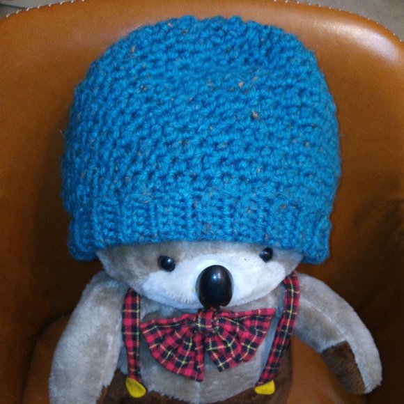 Handcrafted Super Thick Adult Crochet Hat - Picture 3 of 11